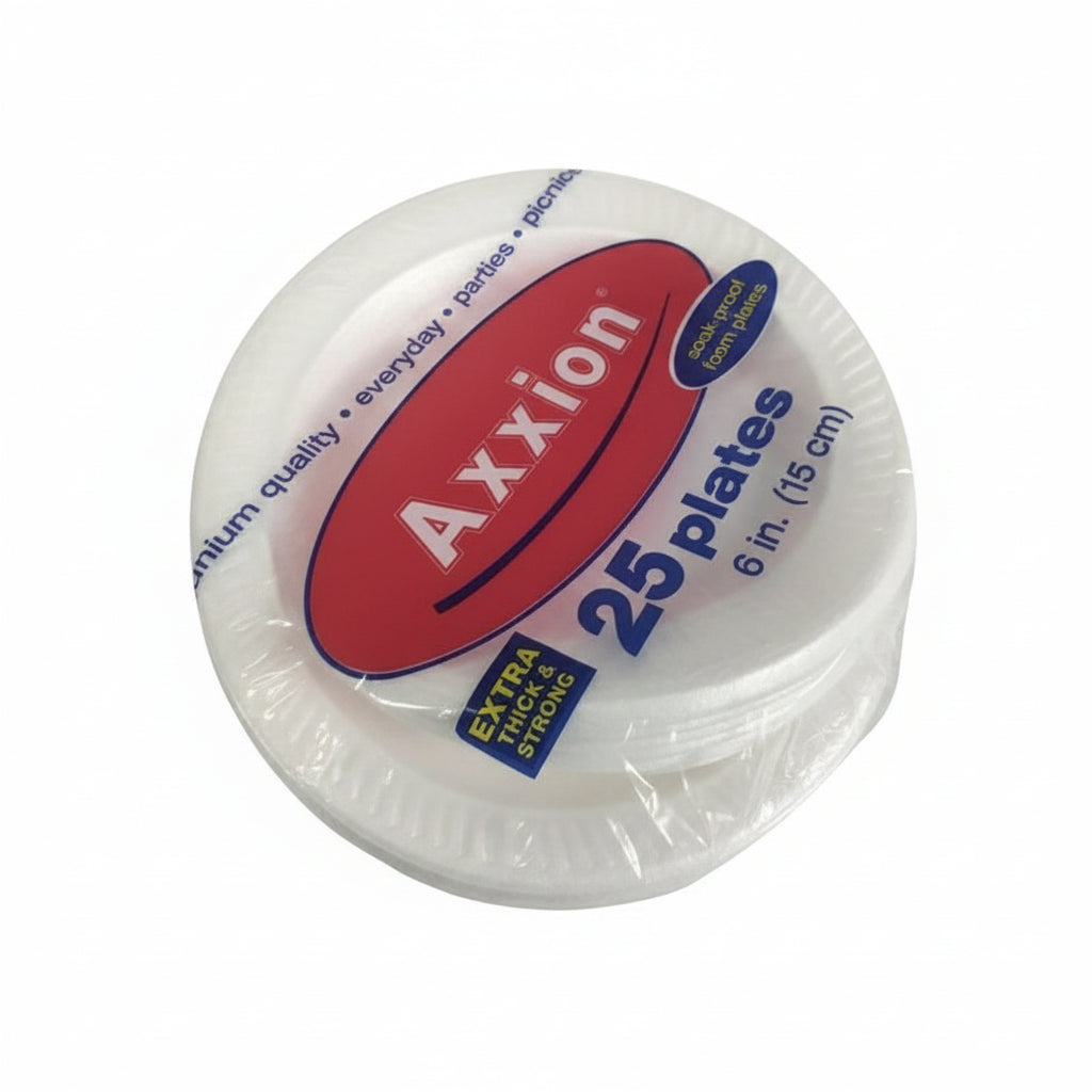 PLATE FOAM SMALL 6" 25PK 1CT
