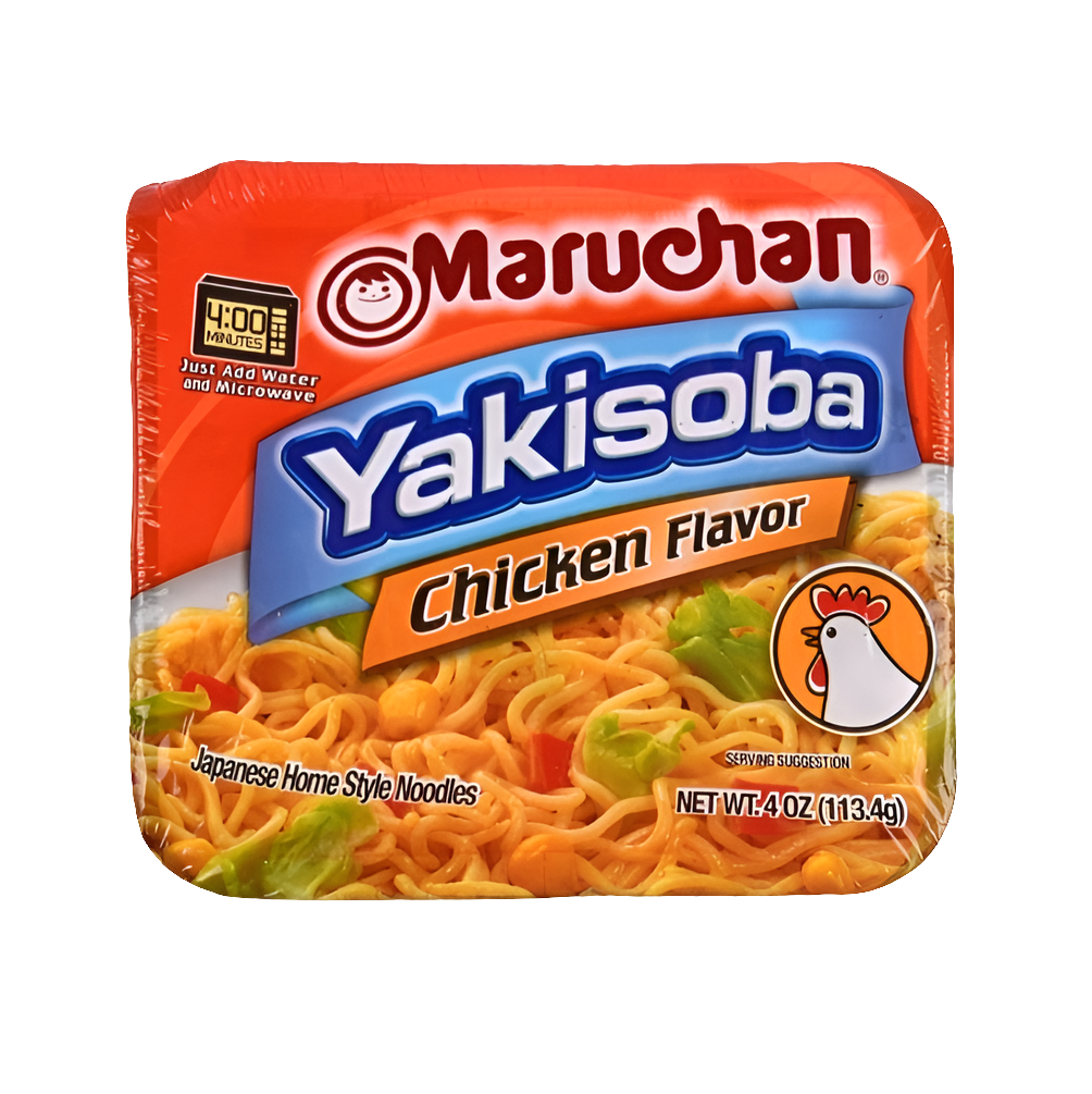 SOUP MARUCHAN YAKISOBA CHICKEN 4OZ 8PK