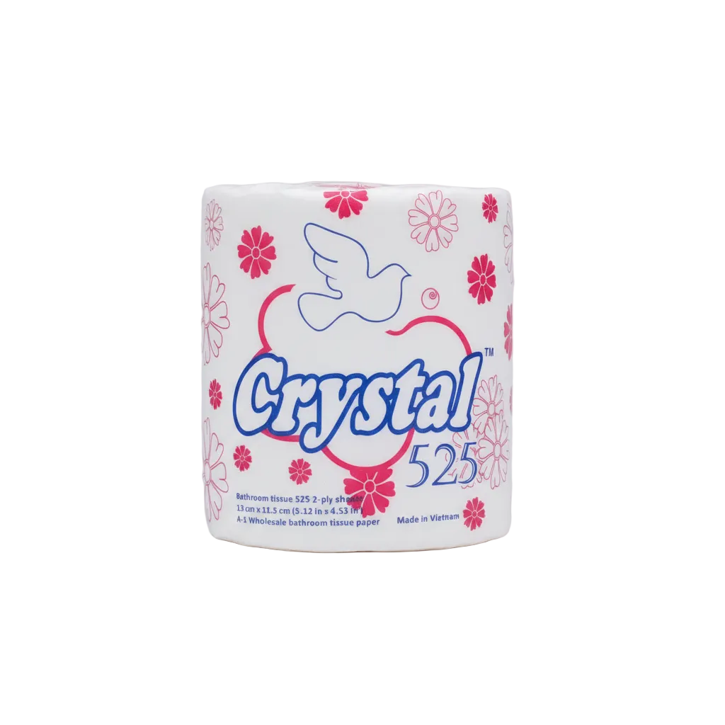BATHROOM TISSUE CRYSTAL SINGLES 48PK 1CT