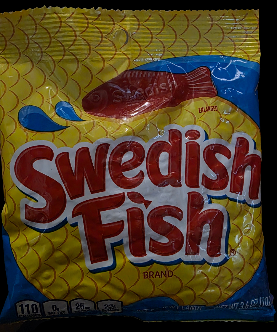 Swedish fish assorted 3.6oz 12ct bags