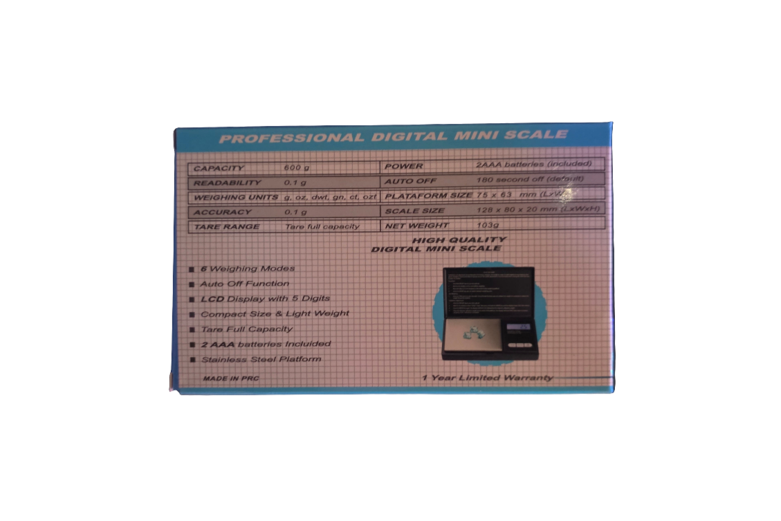 SCALE SUPREME WEIGH SW01 600 * 0.1G 1CT