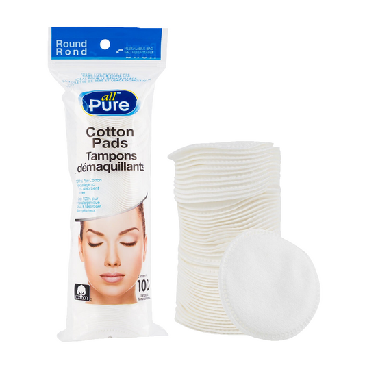 COTTON PAD ROUND 100CT