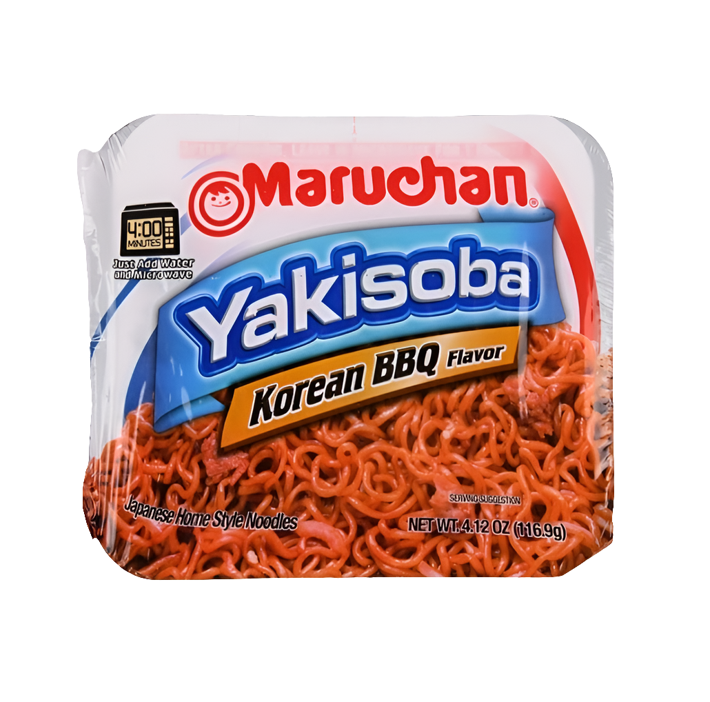 SOUP MARUCHAN YAKISOBA KOREAN BBQ 4 OZ 8CT