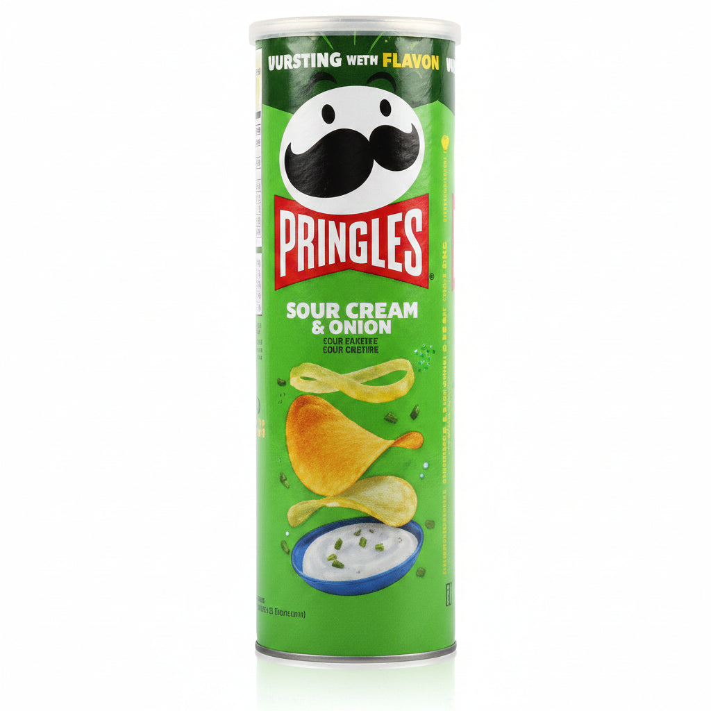 PRINGLES CREAM & ONION 5.5 OZ 1CT