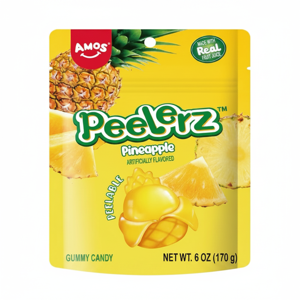 PEELERZ GUMMY PINEAPPLE 6OZ 1CT