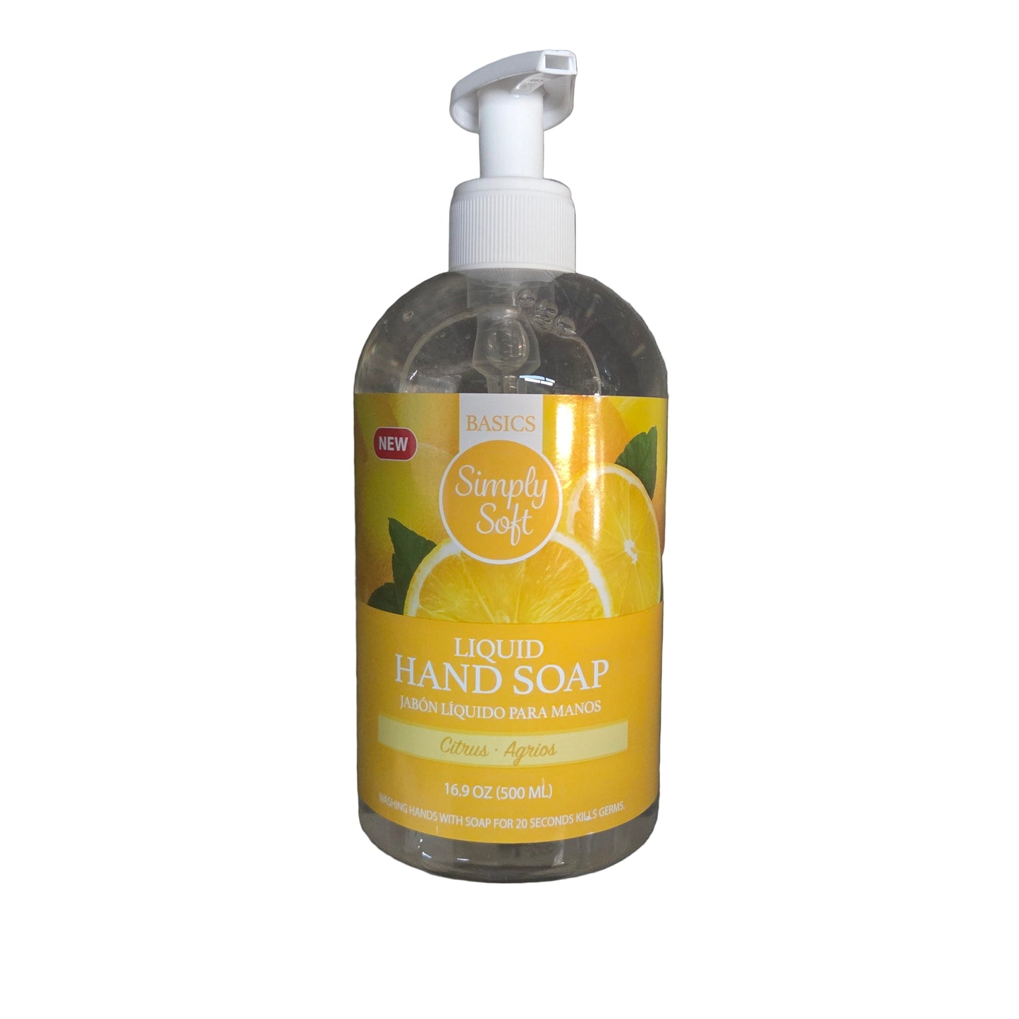 SOAP SIMPLY SOFT HAND WASH CITRUS 16.9OZ