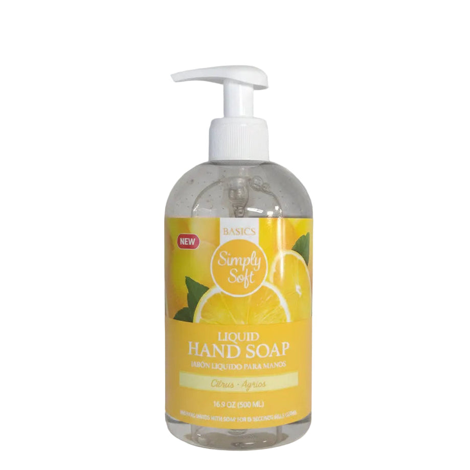 SOAP SIMPLY SOFT HAND WASH CITRUS 16.9OZ