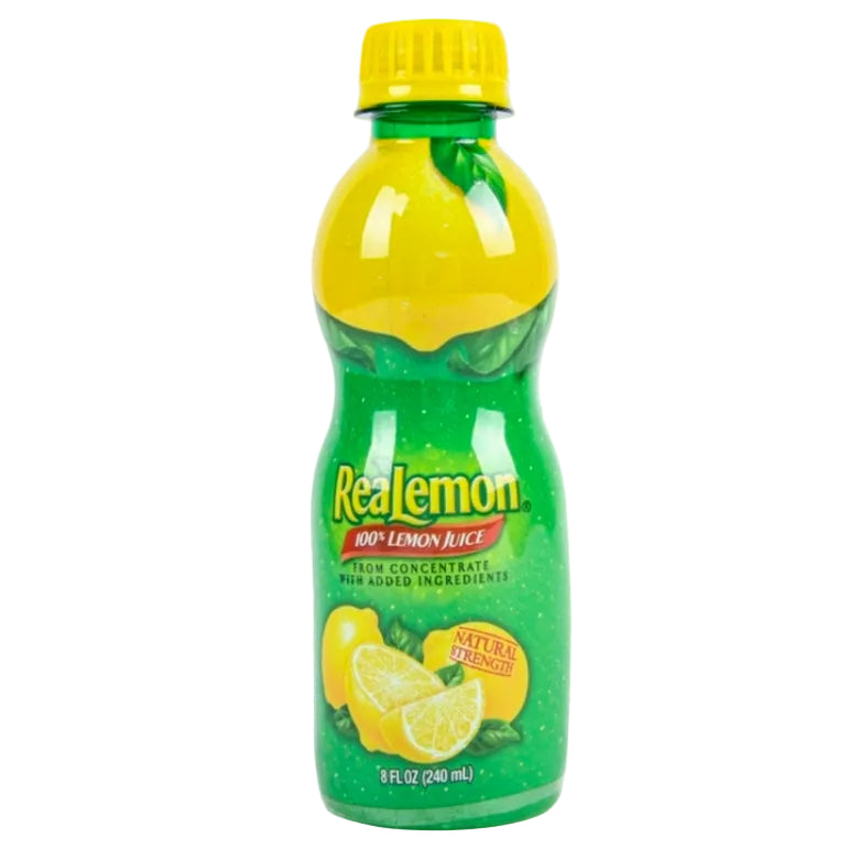 REALEMON 100% LEMON JUICE 8 OZ 1CT