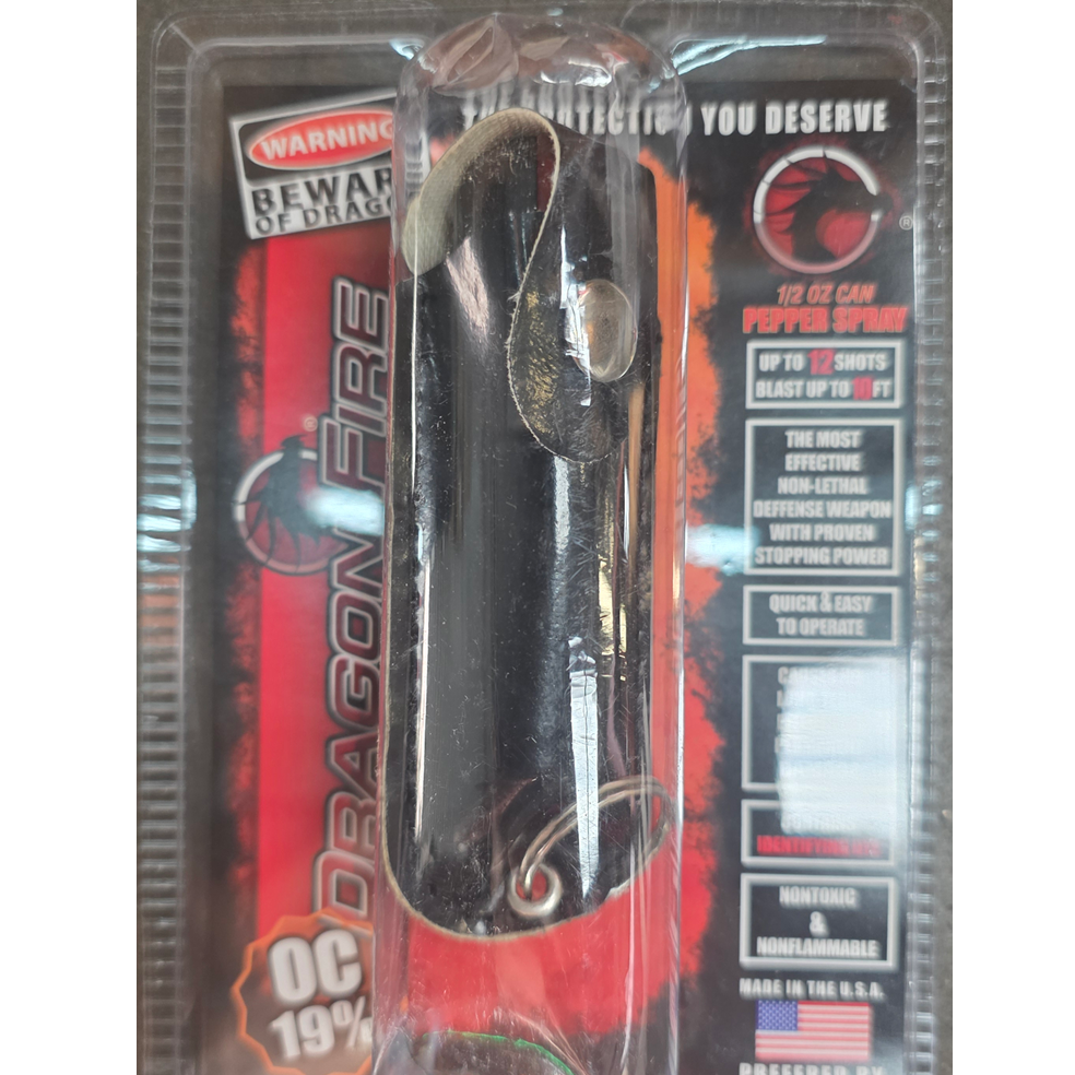 PEPPER SPRAY DRAGON FIRE OC19% BLACK 1CT