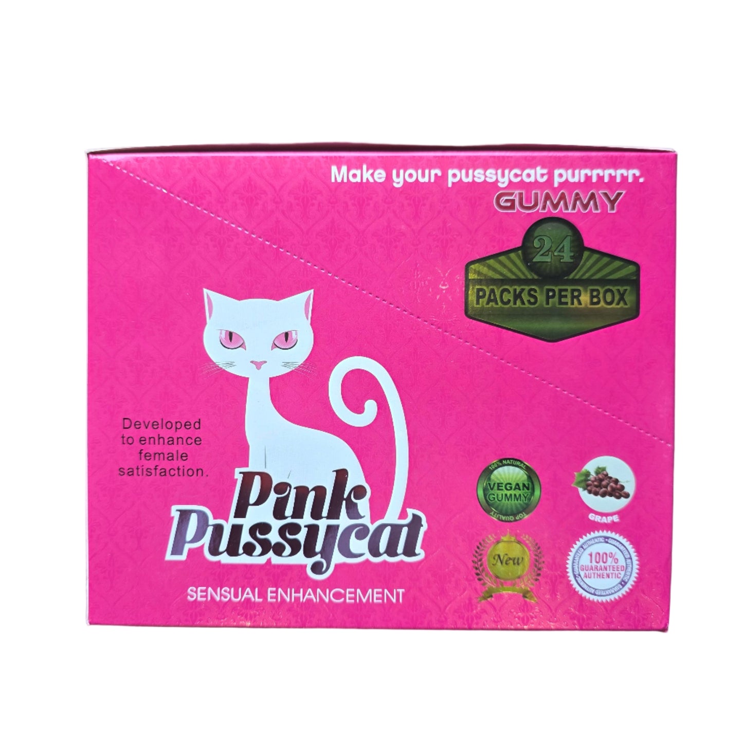 PINK PUSSYCAT GUMMY FEMALE ENHANCEMENT 1CT 24PK