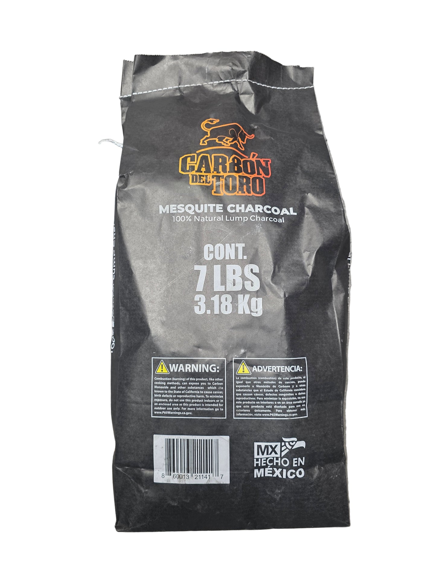 CHARCOAL CARBON DEL TORO MESQUITE 7LB 1CT