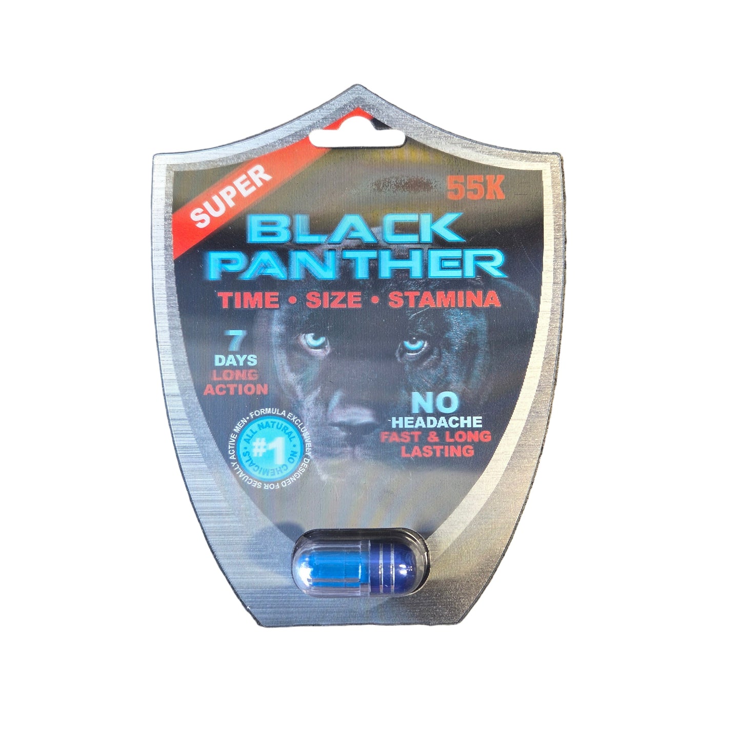 MALE ENHANCEMENT BLACK PANTHER 55K 1CT 12PK