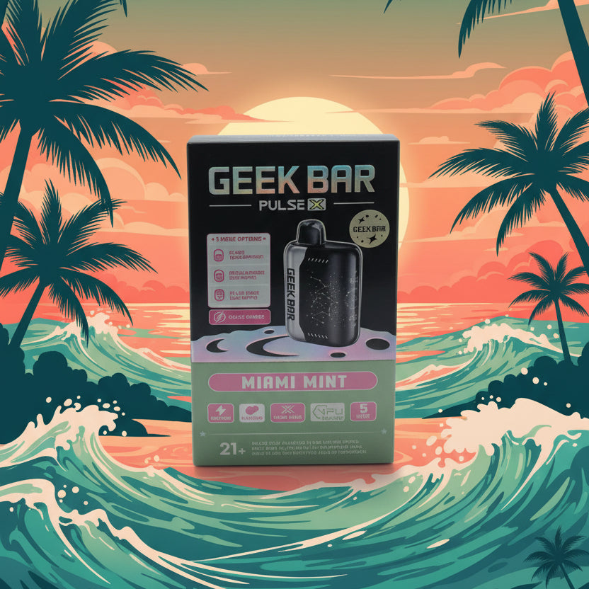 VAPE GEEK BAR PULSE X MIAMI MINT 5PK