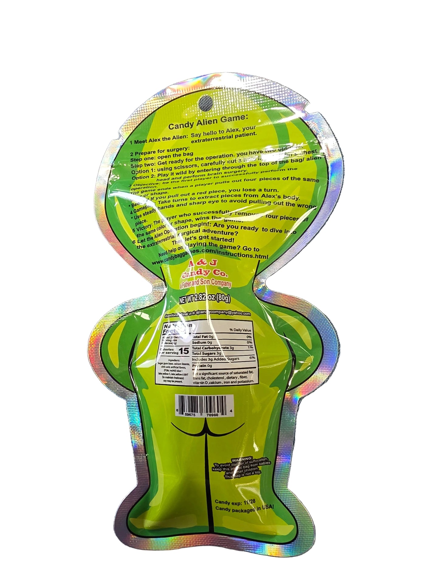 CANDY SWEET & SOUR MIX ALIEN OPERATION GAME 1CT
