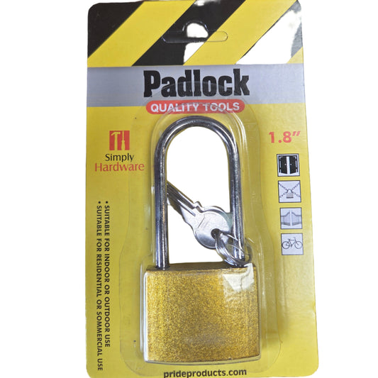PADLOCK QUALITY TOOLS 1.8" W/KEY
