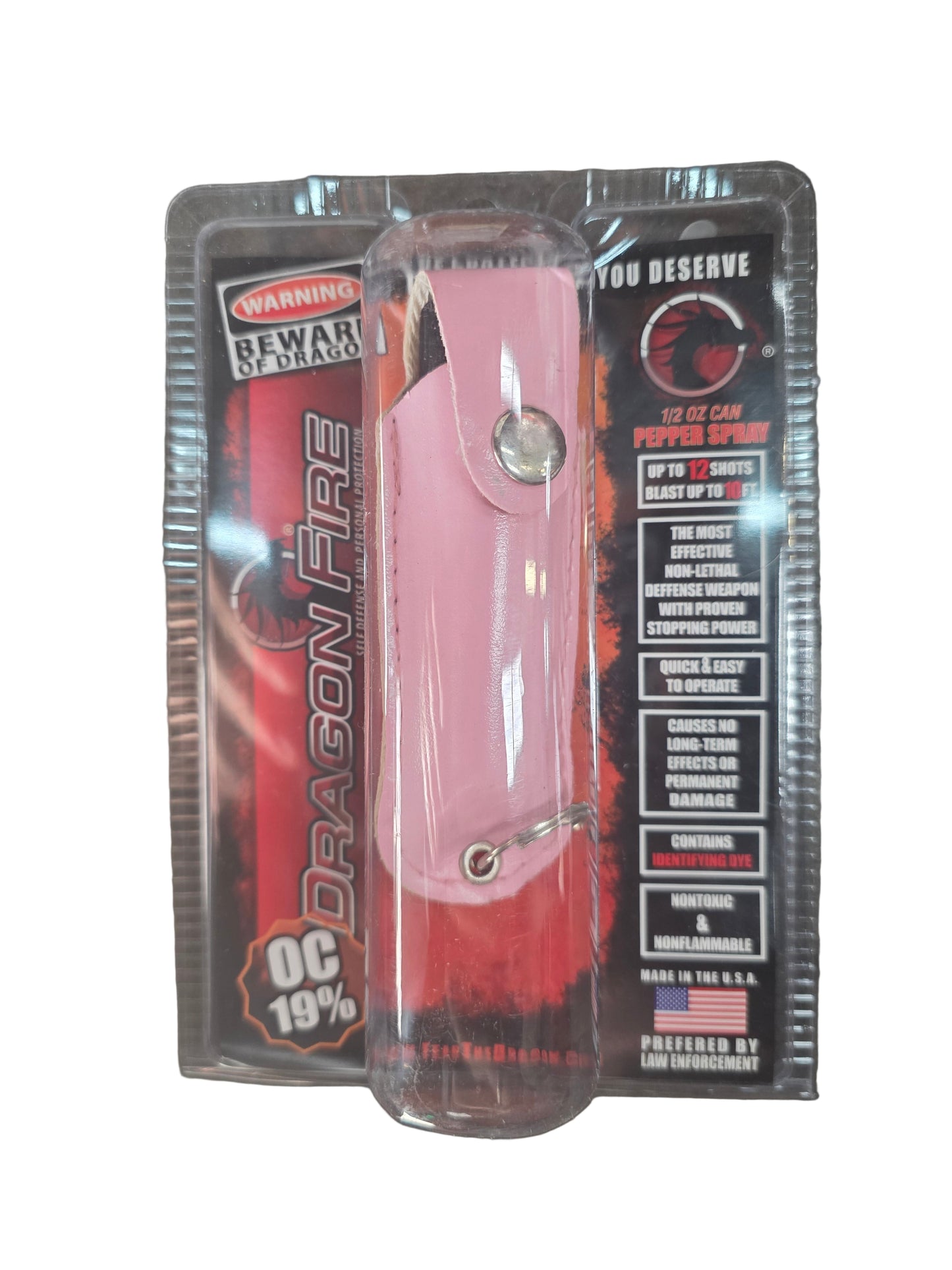 PEPPER SPRAY DRAGON FIRE OC19% PINK 1CT