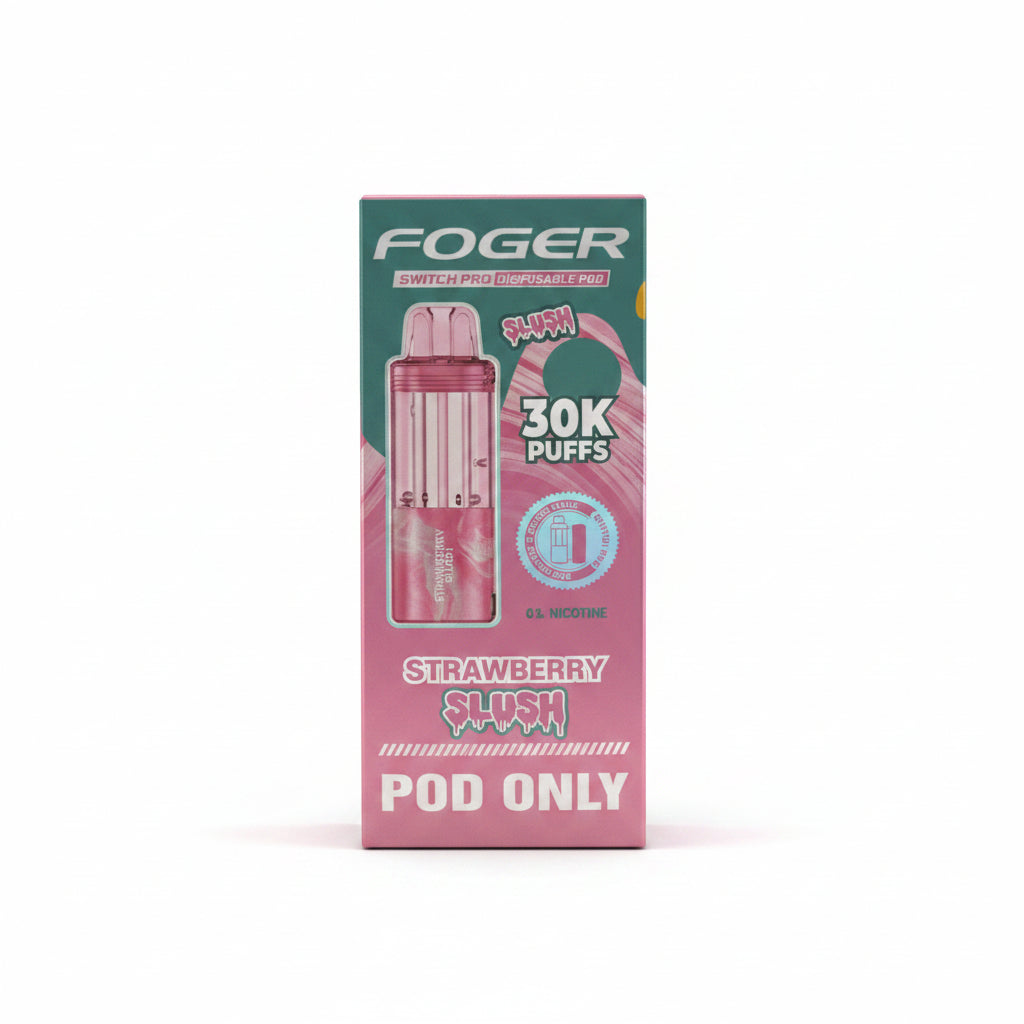 VAPE FOGER PODS 30K STRAWBERRY SLUSH 5PK