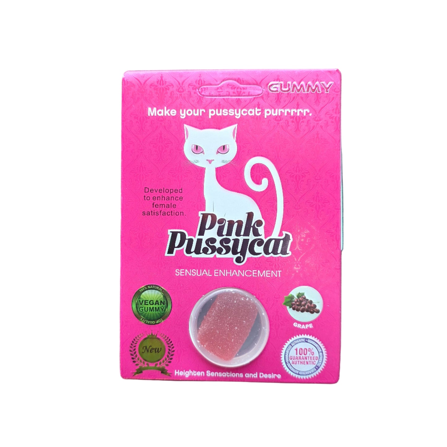 PINK PUSSYCAT GUMMY FEMALE ENHANCEMENT 1CT 24PK