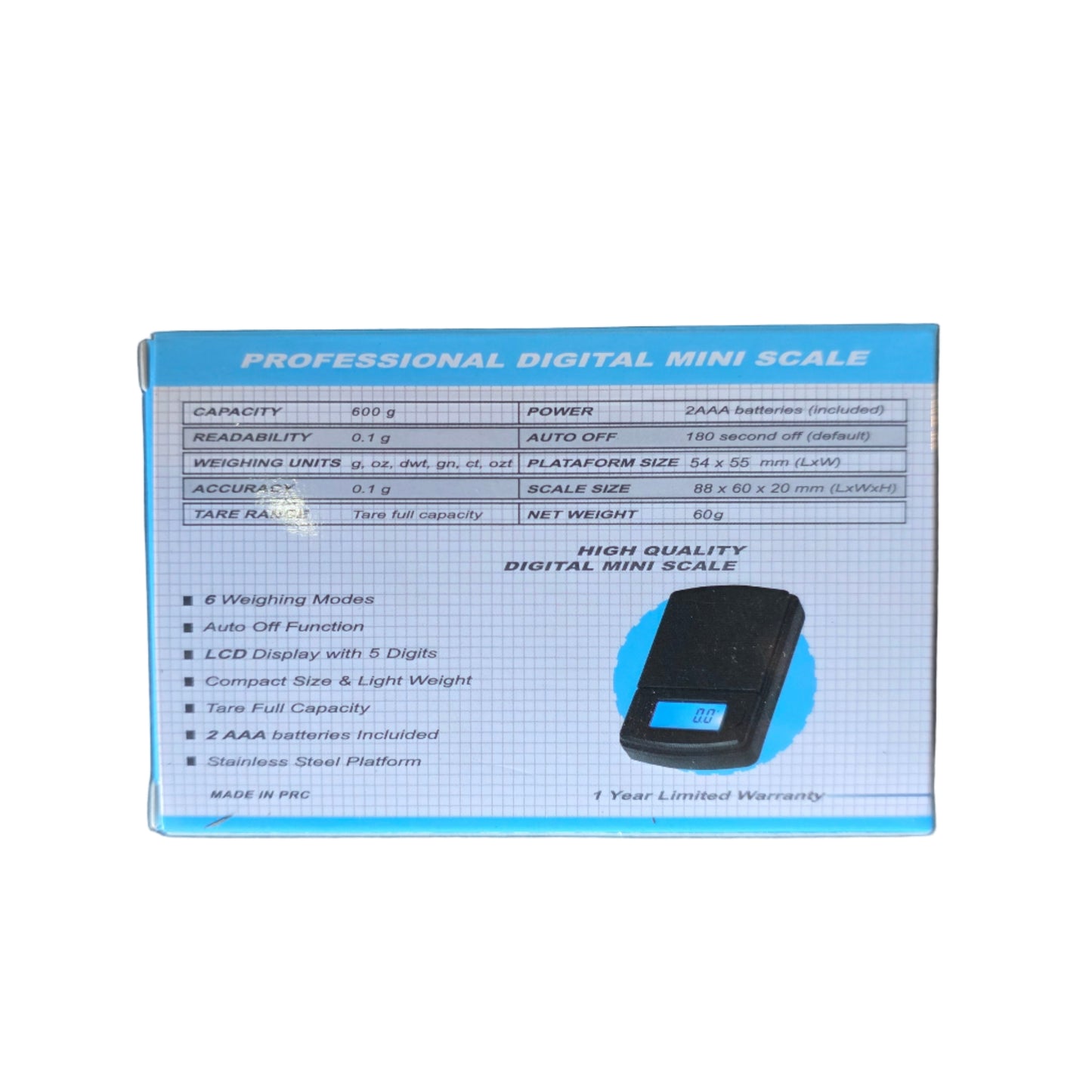 SCALE SUPREME WEIGH MINI SW09 600 * 0.1G 1CT