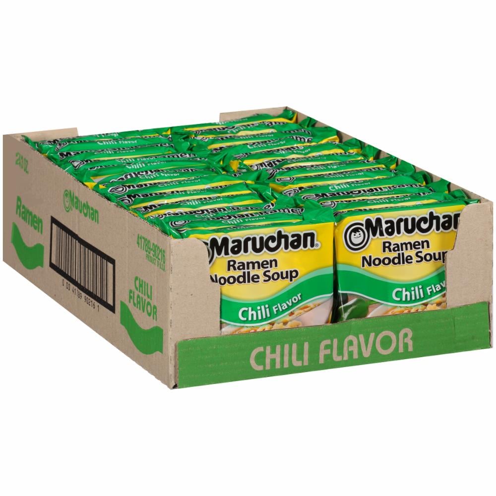 SOUP MARUCHAN CHILI FLAVOR BAGS 3OZ 24PK