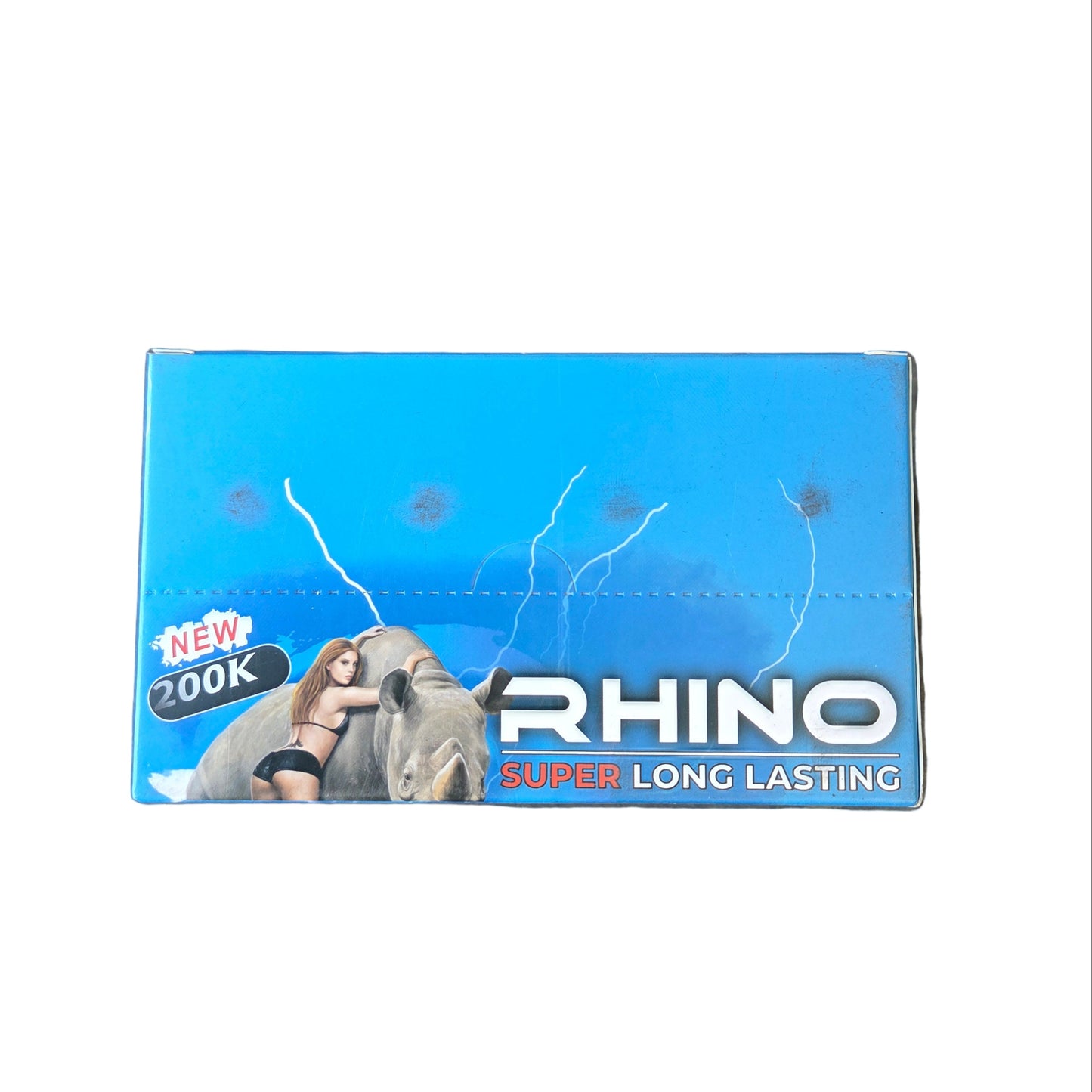 RHINO LIQUID SUPER LONG LASTING 200K BLUE 2OZ 12PK 1CT