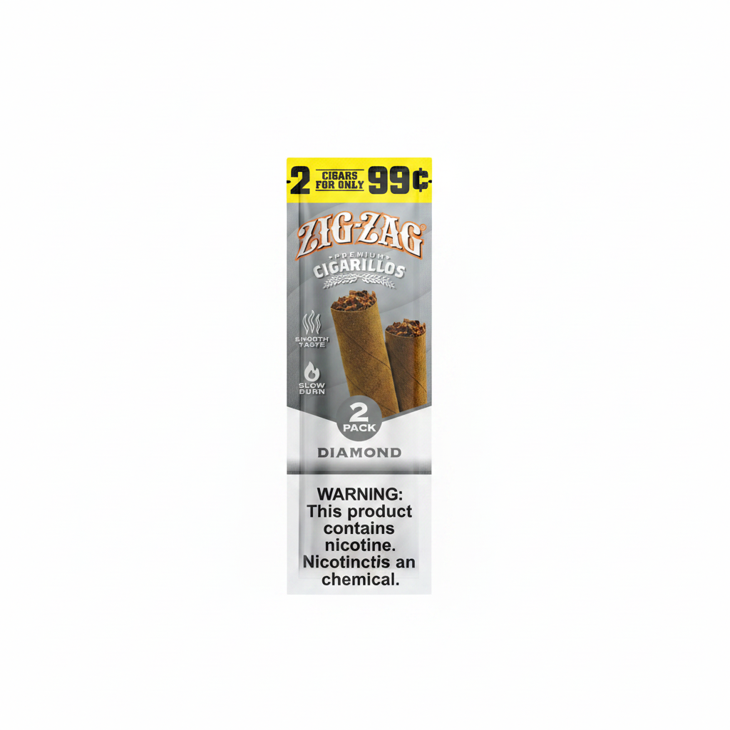 ZIG ZAG PREMIUM CIGAR 2/$0.99 15/2PK