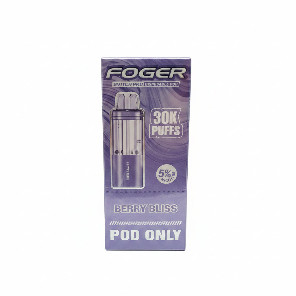 VAPE FOGER PODS 30K BERRY BLISS 5PK