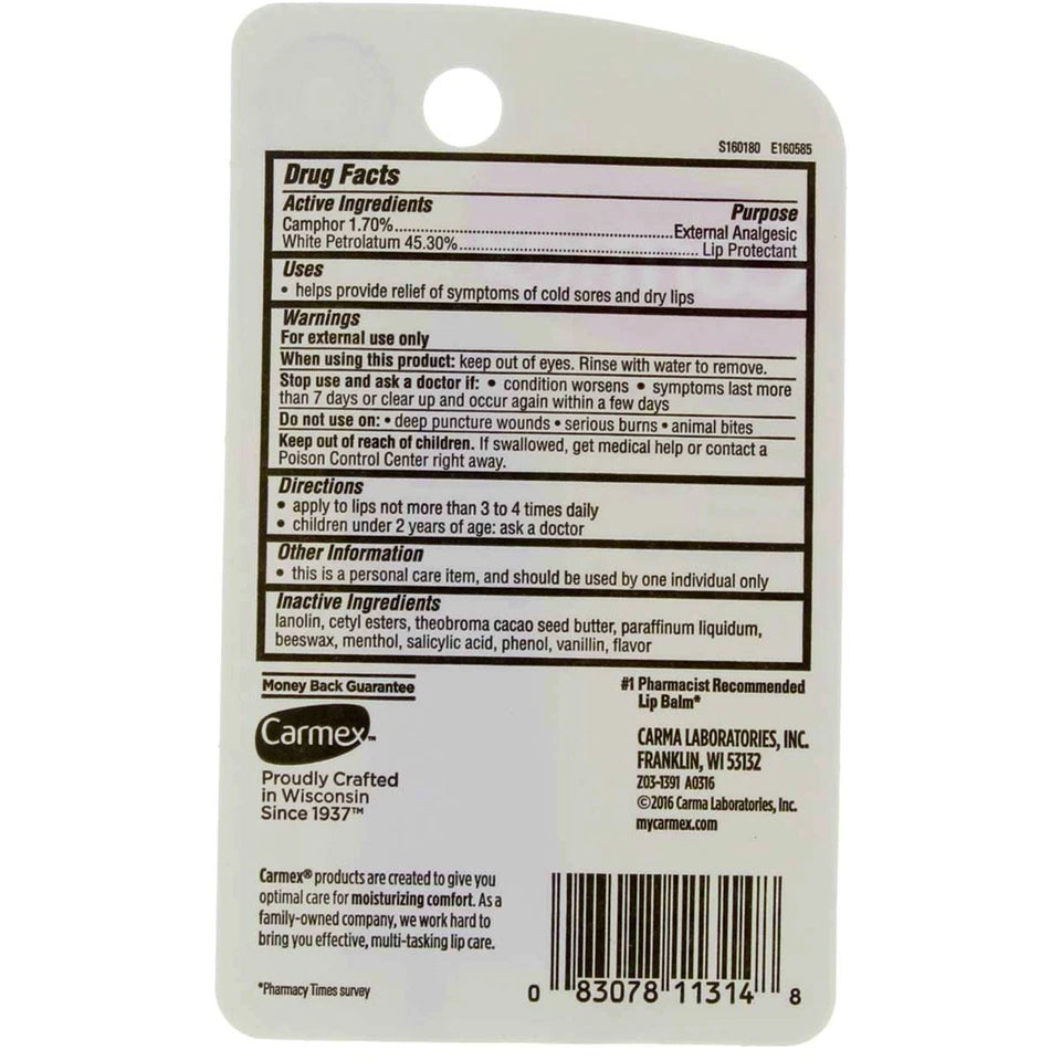 CARMEX BLISTER TUBE 12PK 1CT