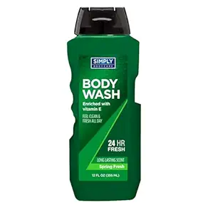 BODY WASH SIMPLY BODY CARE 12OZ SPRING FRESH 1CT