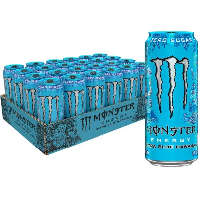 MONSTER ENERGY BLUE HAWAIIAN 16OZ 24PK 1CT