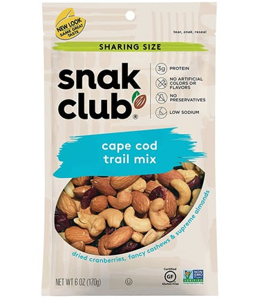 SNAK CLUB CAPE COD TRAIL MIX 3.5OZ 1CT