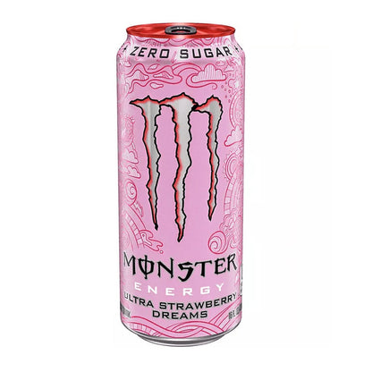 MONSTER ENERGY STRAWBERRY DREAM PINK 16OZ 24PK 1CT