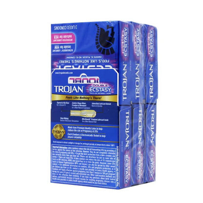 CONDOM TROJAN DOUBLE ECSTASY 6PK