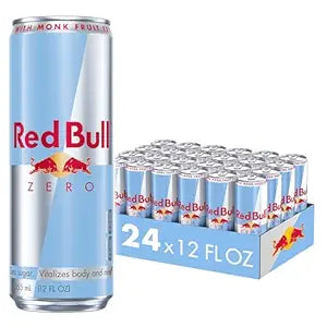 REDBULL ENERGY ZERO GRAY 12OZ 24PK