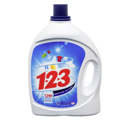 DETERGENT 123 LIQUID 4.65LT 1CT