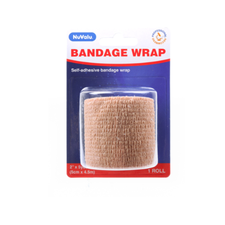 BANDAGE WRAP NUVALU 2"X 5YDS 1CT
