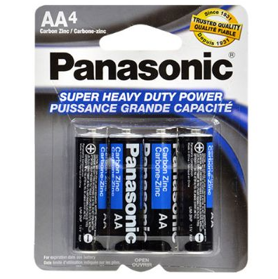 BATTERY PANASONIC AA 4PK