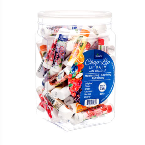 CHAPSTICK LIP BALM CONTAINER 60PK