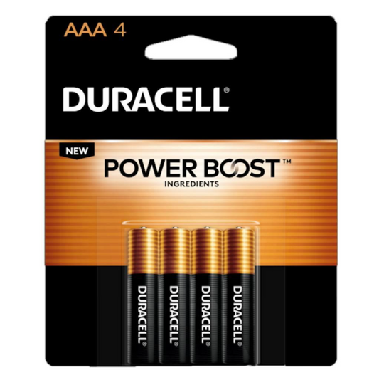 BATTERY DURACELL AAA 4PK