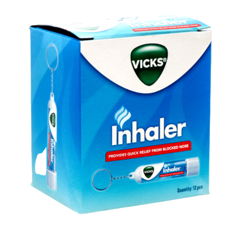 MEDICINE VICKS INHALER W/KEYCHAIN 12PK