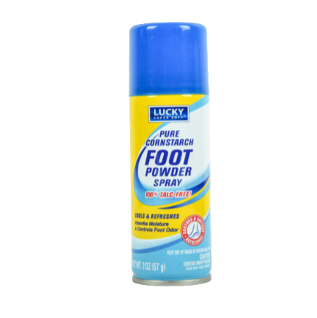 FOOT POWDER LUCKY SPRAY 2OZ 1CT