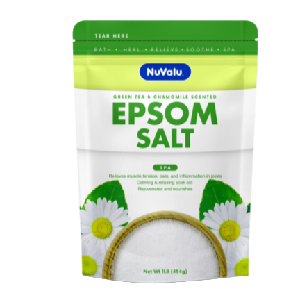 EPSOM SALT GREEN TEA & CHAMOMILE 1LB