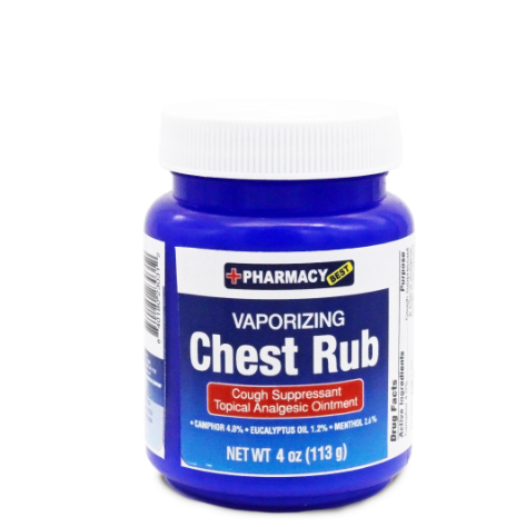 CHEST RUB VAPORIZING 4OZ