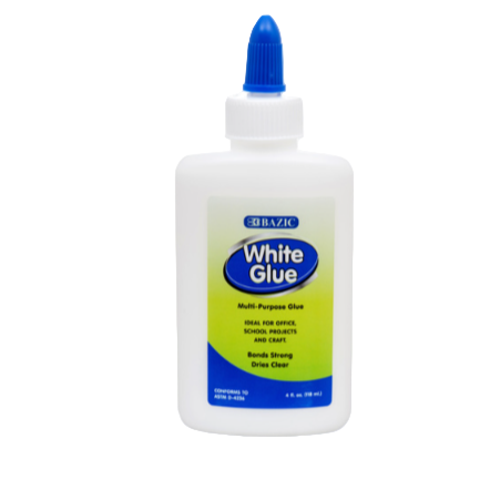 GLUE BAZIC DISPLAY WHITE 4OZ