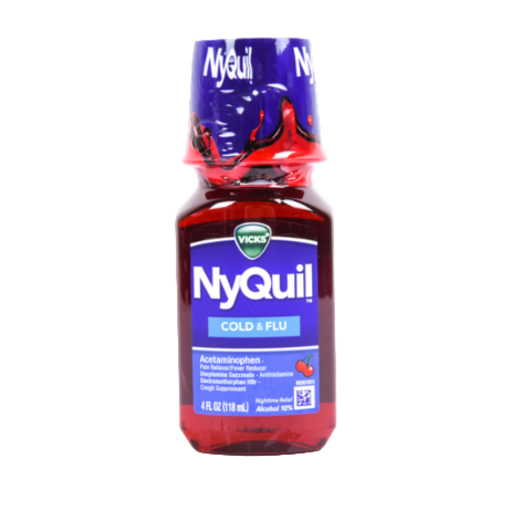 NYQUIL COLD & FLU CHERRY 4OZ