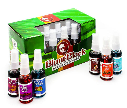 AIR FRESHNER SPRAY BLUNT BLACK INCENSE 18PK 1 BOX