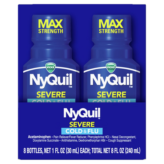 NYQUIL SEVERE COLD&FLU 1OZ BOTTLE 1CT
