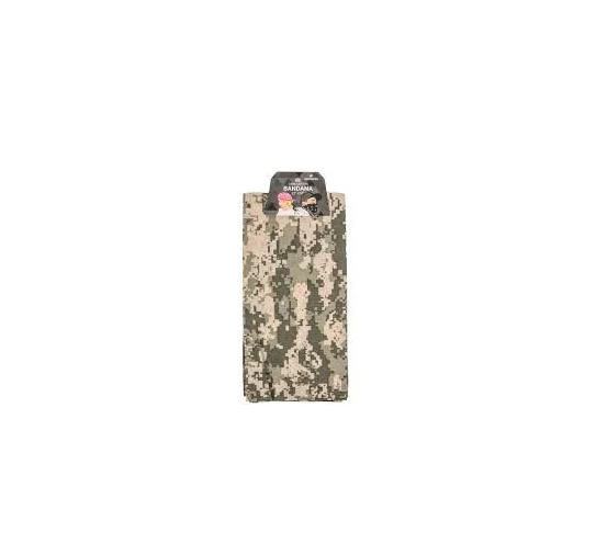 BANDANA SINGLE PACK BANS-DIGI CAMO GREY 12PK