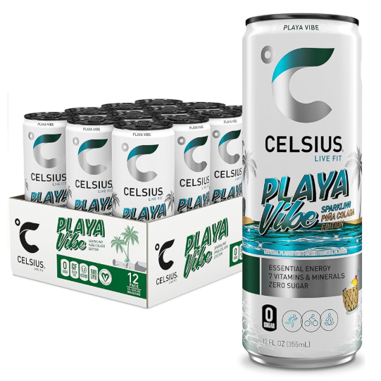 CELSIUS ENERGY PINA COLADA 12OZ 12PK