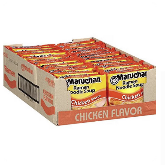 SOUP MARUCHAN CHICKEN BAGS 3OZ 24PK